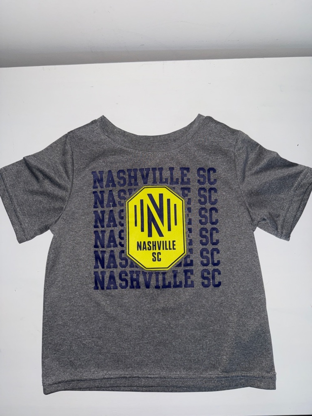 MLS Nashville SC Kids Short Sleeve Gray Tee